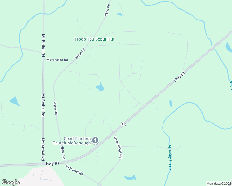map of restaurants, bars, coffee shops, grocery stores, and more near 1027 Macarthur Court in McDonough