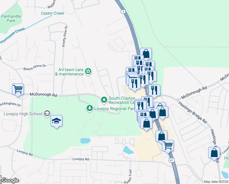 map of restaurants, bars, coffee shops, grocery stores, and more near 11281 Aliyah Drive in Hampton