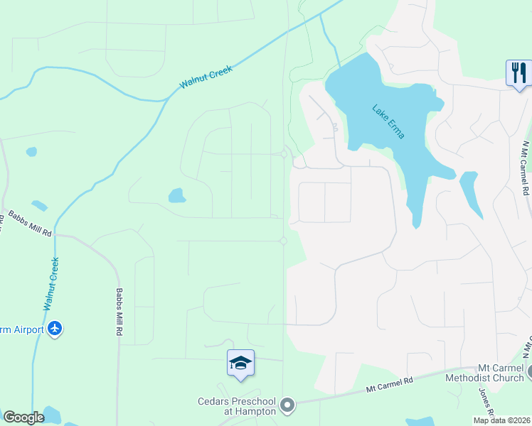 map of restaurants, bars, coffee shops, grocery stores, and more near 324 Amsterdam Way in Hampton