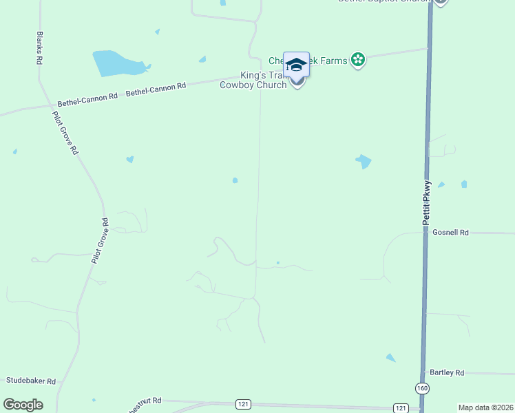 map of restaurants, bars, coffee shops, grocery stores, and more near 473 Possom Trot Hollow Road in Whitewright