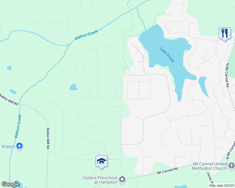 map of restaurants, bars, coffee shops, grocery stores, and more near 4597 Cloister Circle in Hampton
