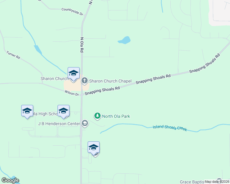 map of restaurants, bars, coffee shops, grocery stores, and more near 299 Snapping Shoals Road in McDonough