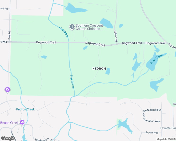 map of restaurants, bars, coffee shops, grocery stores, and more near 167 Sims Road in Tyrone