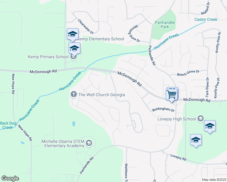 map of restaurants, bars, coffee shops, grocery stores, and more near 11027 Southwood Drive in Hampton