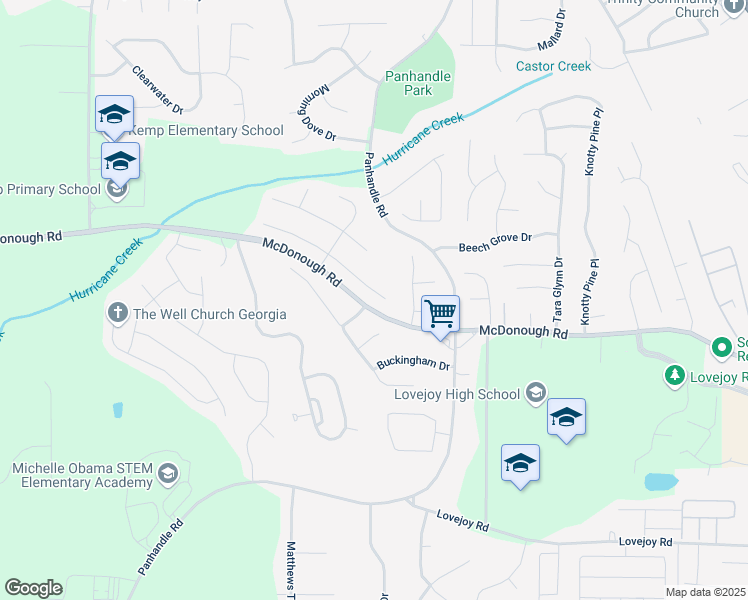 map of restaurants, bars, coffee shops, grocery stores, and more near 1443 Pebble Ridge Lane in Hampton