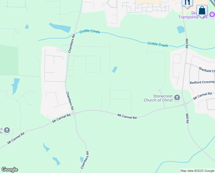 map of restaurants, bars, coffee shops, grocery stores, and more near 165 Poppy Street in McDonough