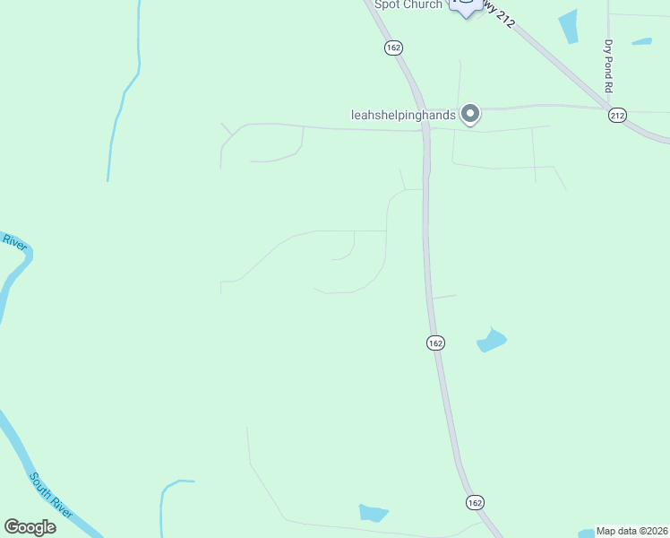 map of restaurants, bars, coffee shops, grocery stores, and more near 4708-4850 State Highway 162 in Covington