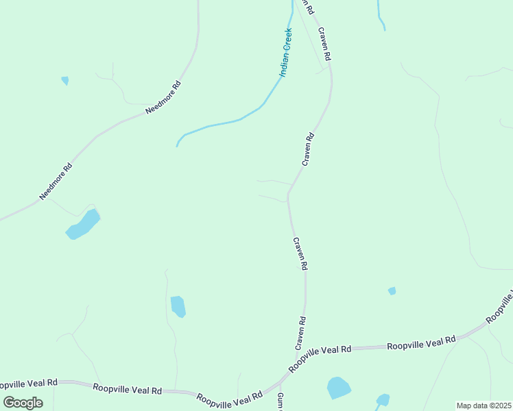 map of restaurants, bars, coffee shops, grocery stores, and more near 537 Craven Road in Roopville