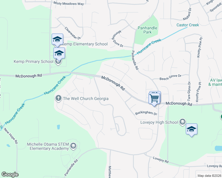 map of restaurants, bars, coffee shops, grocery stores, and more near 11179 Chelsea Lane in Hampton