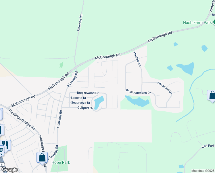 map of restaurants, bars, coffee shops, grocery stores, and more near 2701 Calvary Drive in Hampton