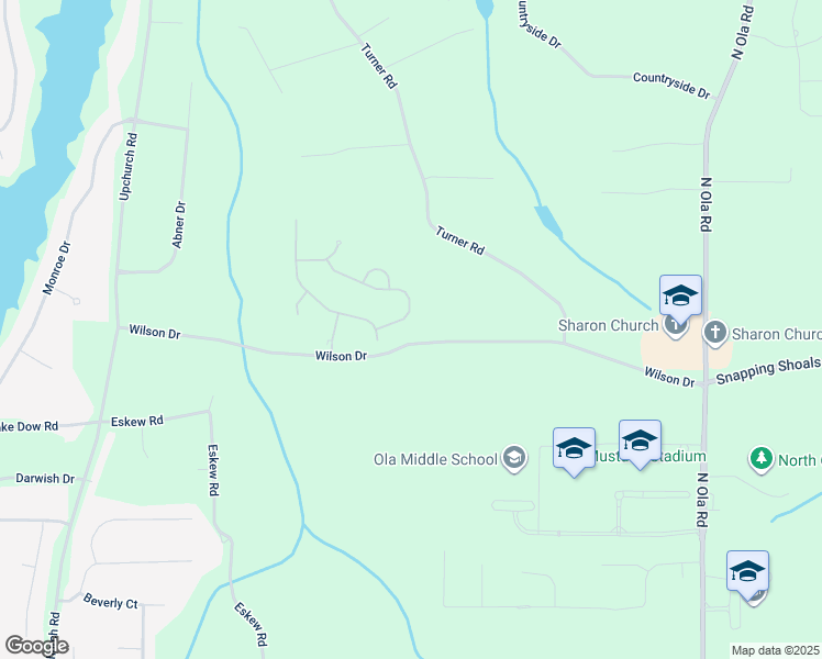 map of restaurants, bars, coffee shops, grocery stores, and more near 547 Stanhope Street in McDonough