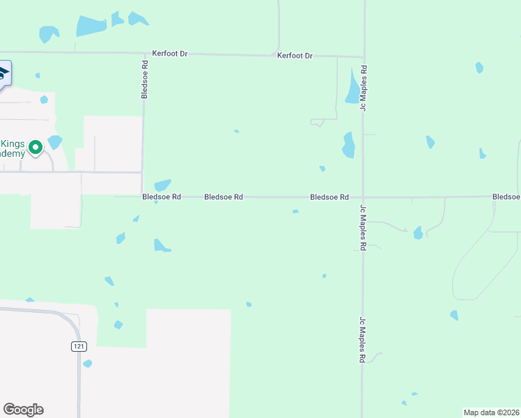 map of restaurants, bars, coffee shops, grocery stores, and more near 910 Bledsoe Road in Gunter