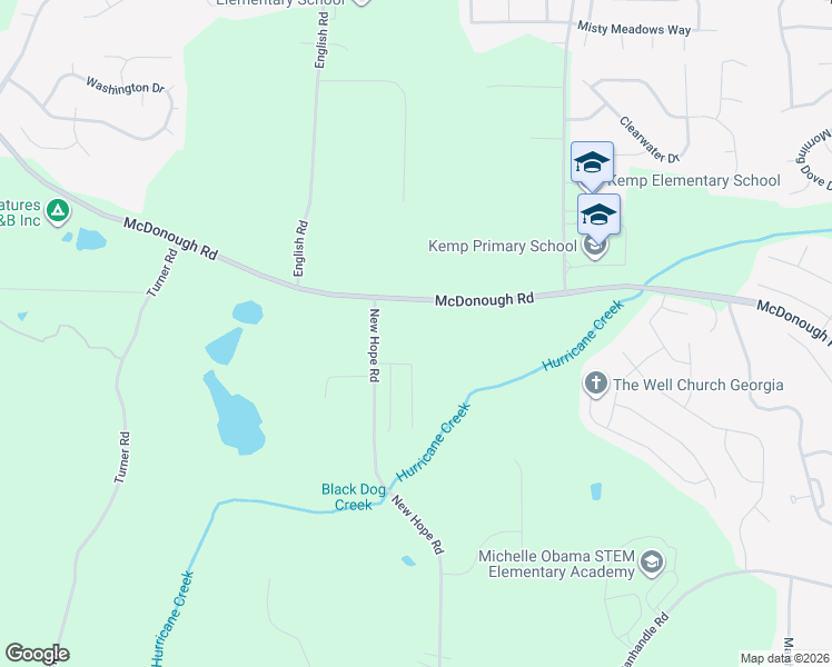 map of restaurants, bars, coffee shops, grocery stores, and more near 11156 New Hope Road in Hampton