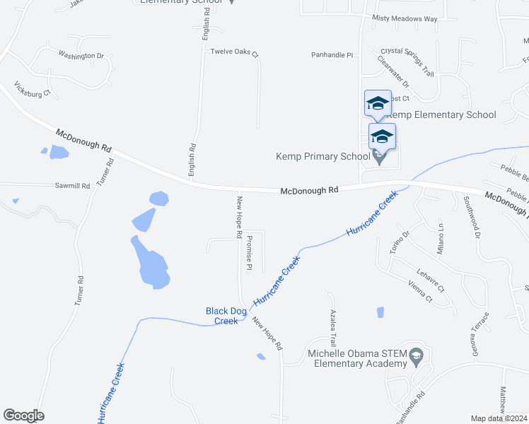 map of restaurants, bars, coffee shops, grocery stores, and more near 11156 New Hope Road in Hampton