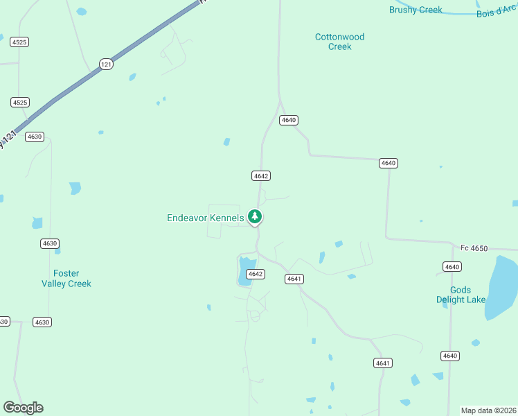 map of restaurants, bars, coffee shops, grocery stores, and more near County Road 4642 in Trenton