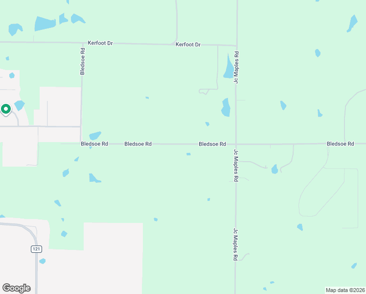 map of restaurants, bars, coffee shops, grocery stores, and more near 998 Bledsoe Road in Gunter