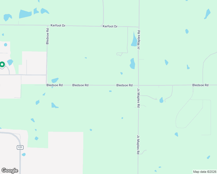 map of restaurants, bars, coffee shops, grocery stores, and more near 998 Bledsoe Road in Gunter