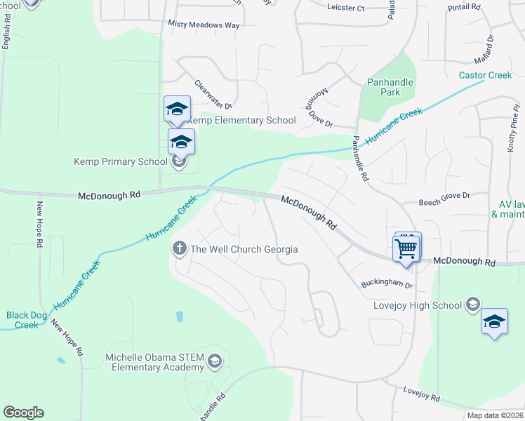 map of restaurants, bars, coffee shops, grocery stores, and more near 11076 Southwood Drive in Hampton