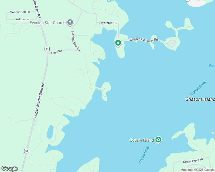map of restaurants, bars, coffee shops, grocery stores, and more near 110 Leisure Island Road in Vincent