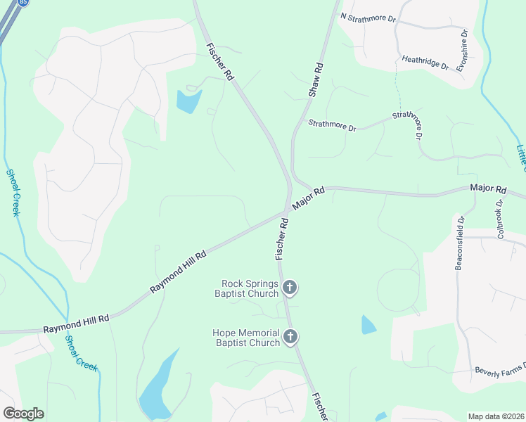 map of restaurants, bars, coffee shops, grocery stores, and more near 1188 Raymond Hill Road in Newnan
