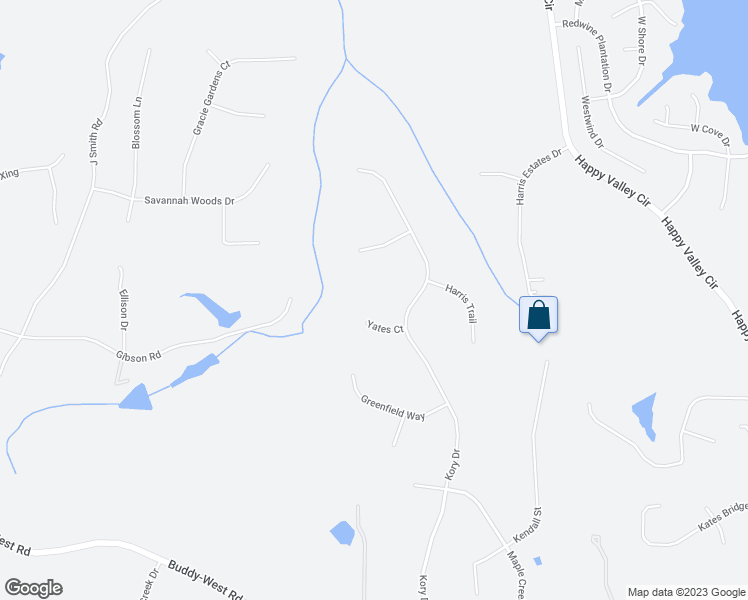 map of restaurants, bars, coffee shops, grocery stores, and more near 440 Kory Drive in Newnan