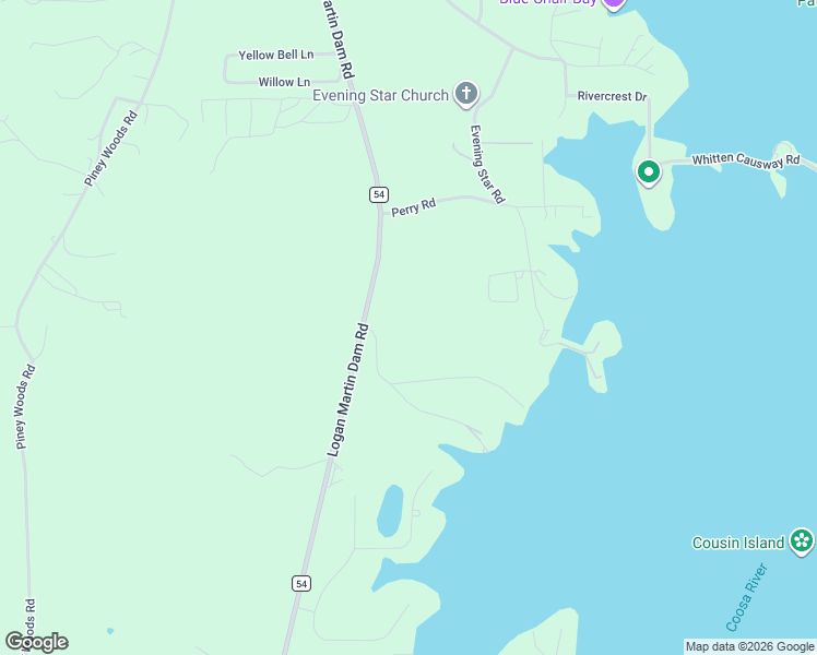 map of restaurants, bars, coffee shops, grocery stores, and more near 57 Frankies Road in Vincent