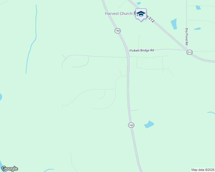 map of restaurants, bars, coffee shops, grocery stores, and more near 4457 Sunrise Ridge in Covington