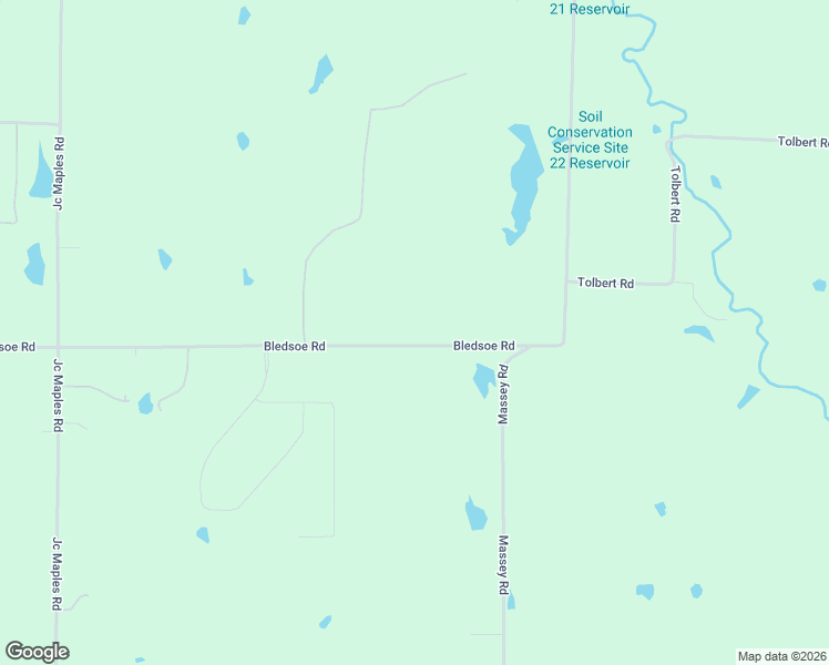map of restaurants, bars, coffee shops, grocery stores, and more near 2105 Bledsoe Road in Gunter