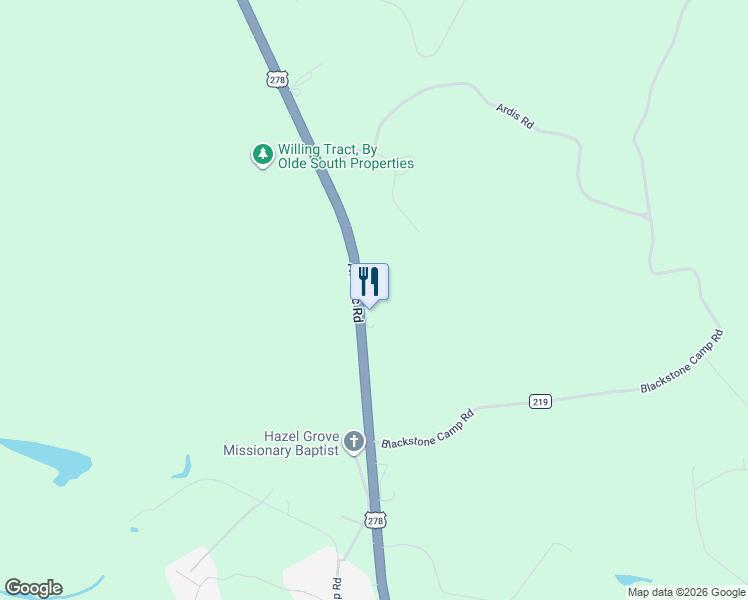 map of restaurants, bars, coffee shops, grocery stores, and more near 2017 Velvet Ct in Beech Island