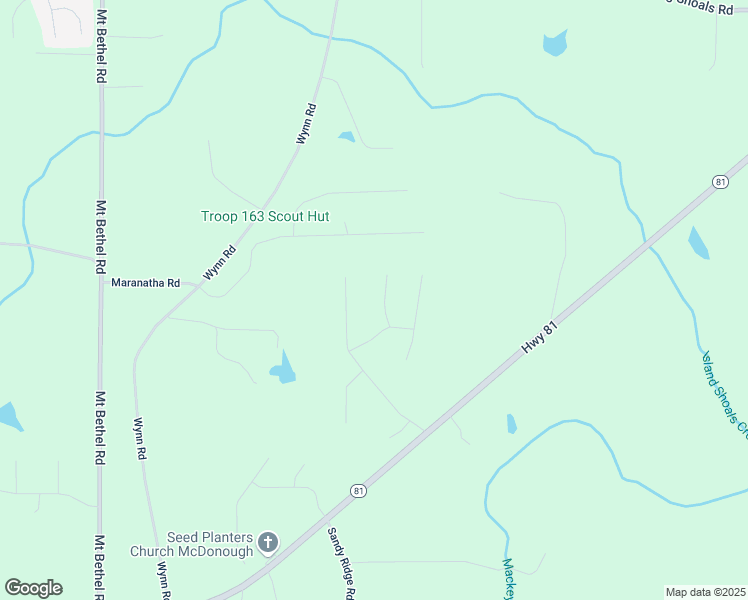 map of restaurants, bars, coffee shops, grocery stores, and more near 168 Lavender Way in McDonough