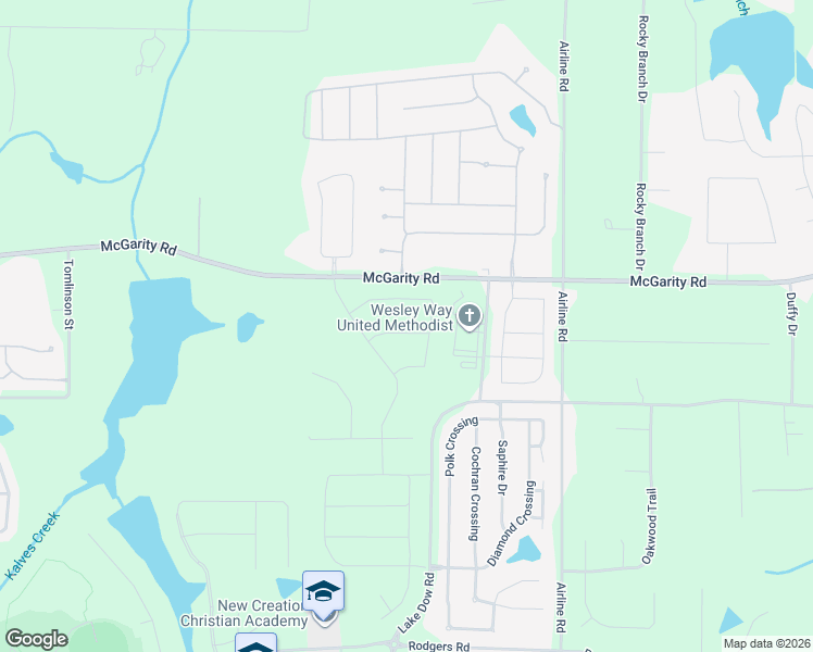 map of restaurants, bars, coffee shops, grocery stores, and more near 1088 McGarity Road in McDonough