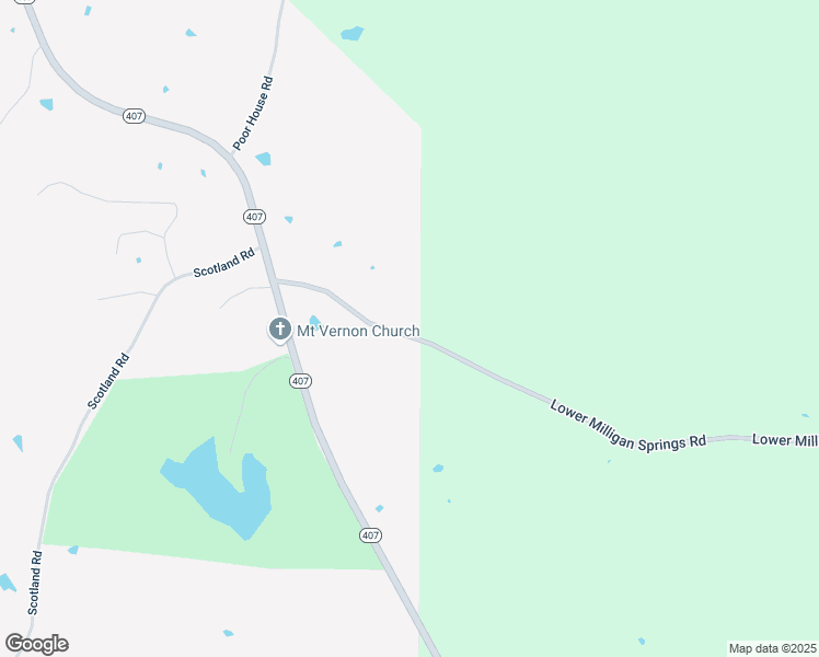 map of restaurants, bars, coffee shops, grocery stores, and more near 66 Lower Milligan Springs Road in Winona