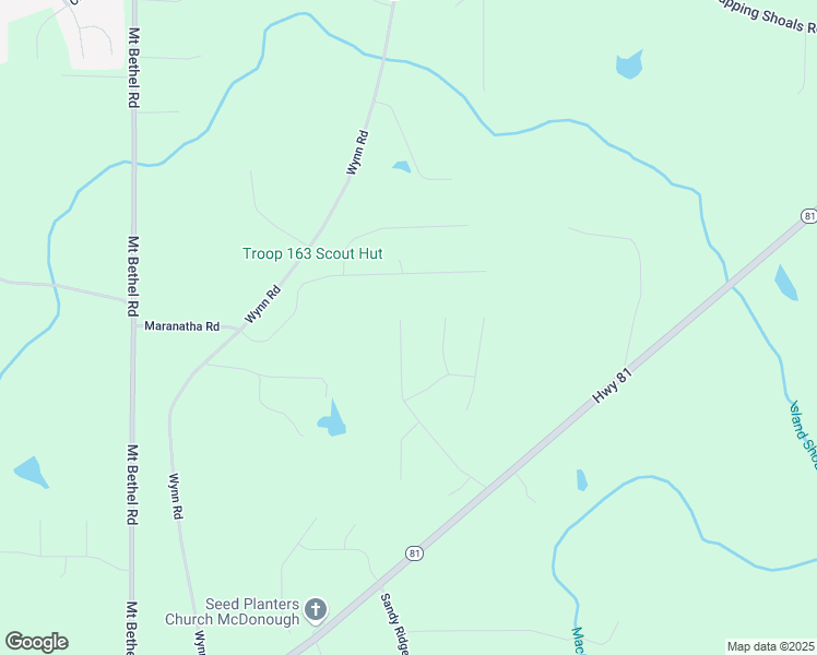 map of restaurants, bars, coffee shops, grocery stores, and more near 168 Lavender Way in McDonough