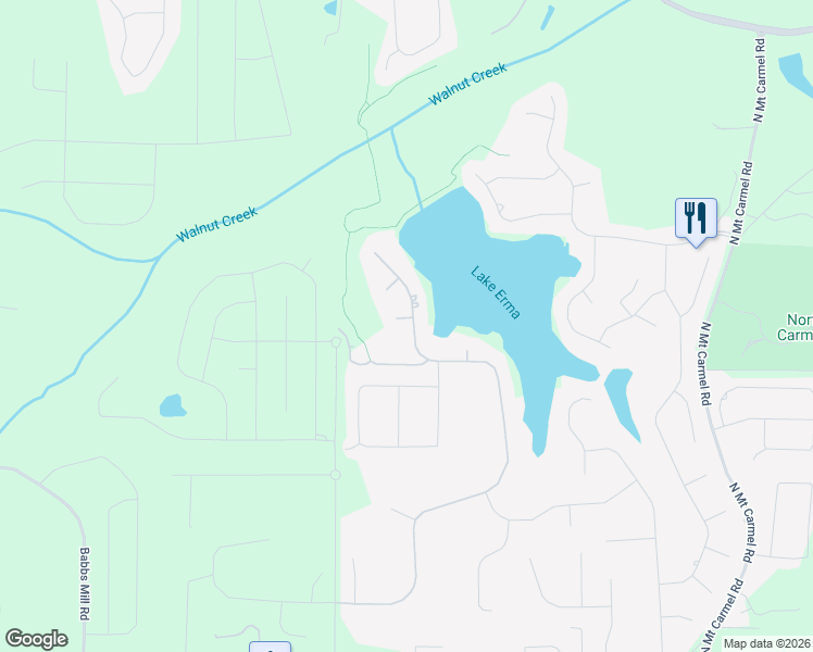 map of restaurants, bars, coffee shops, grocery stores, and more near 2801 Karras Cove in Hampton