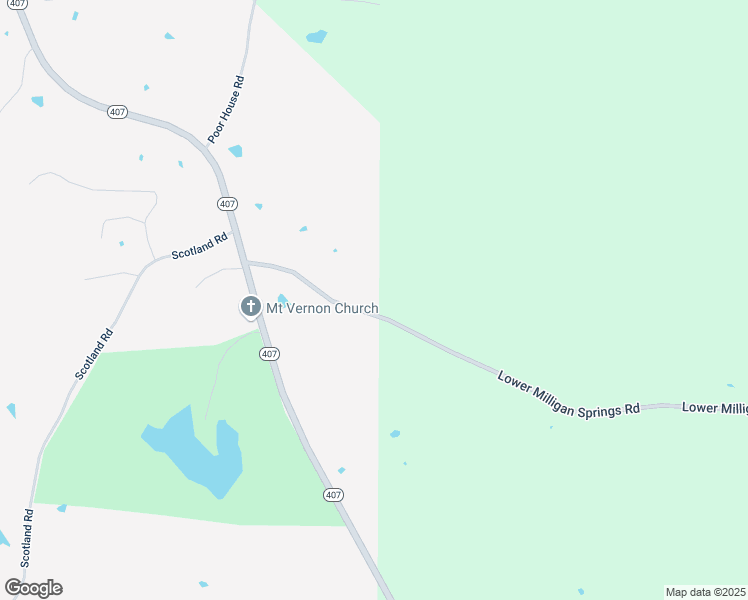 map of restaurants, bars, coffee shops, grocery stores, and more near 66 Lower Milligan Springs Road in Winona