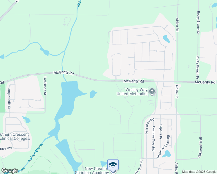 map of restaurants, bars, coffee shops, grocery stores, and more near 1088 McGarity Road in McDonough