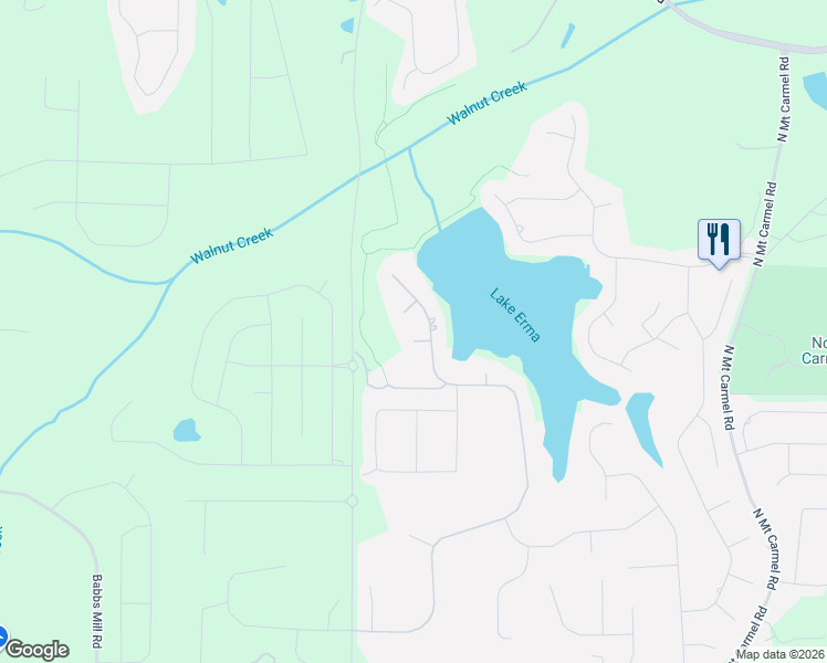 map of restaurants, bars, coffee shops, grocery stores, and more near 2801 Karras Cove in Hampton