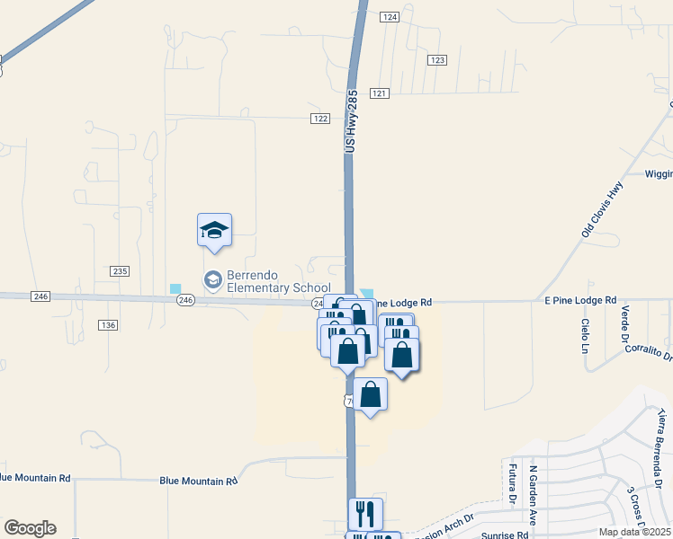 map of restaurants, bars, coffee shops, grocery stores, and more near 4604 North Main Street in Roswell