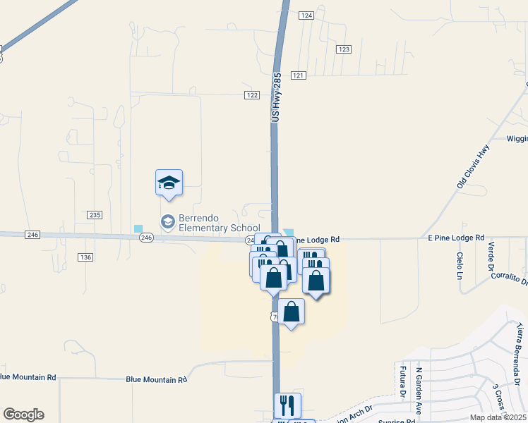 map of restaurants, bars, coffee shops, grocery stores, and more near 4604 North Main Street in Roswell