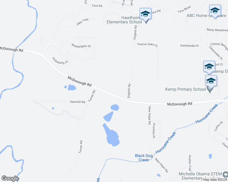 map of restaurants, bars, coffee shops, grocery stores, and more near 660 McDonough Road in Hampton