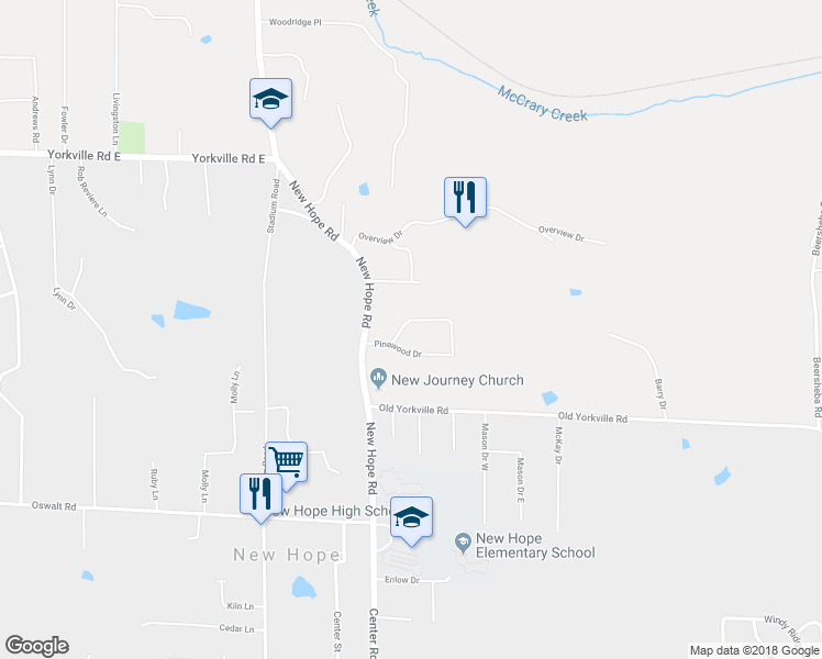 map of restaurants, bars, coffee shops, grocery stores, and more near 399 Pinewood Drive in Columbus