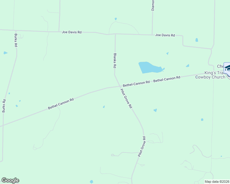 map of restaurants, bars, coffee shops, grocery stores, and more near 65 Blanks Road in Whitewright