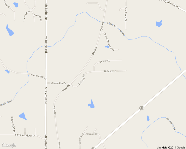 map of restaurants, bars, coffee shops, grocery stores, and more near 138 Nobility Lane in McDonough