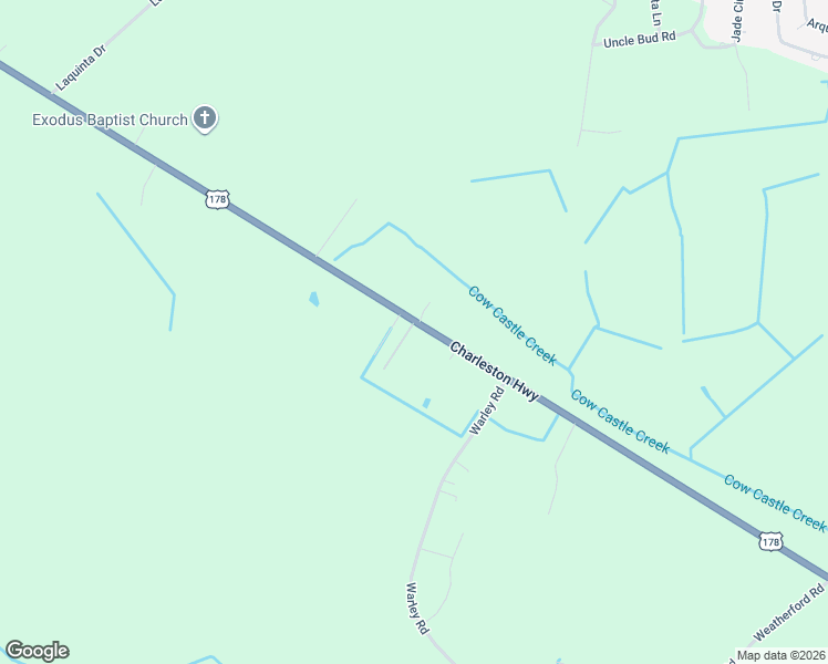 map of restaurants, bars, coffee shops, grocery stores, and more near 2796 Charleston Highway in Orangeburg