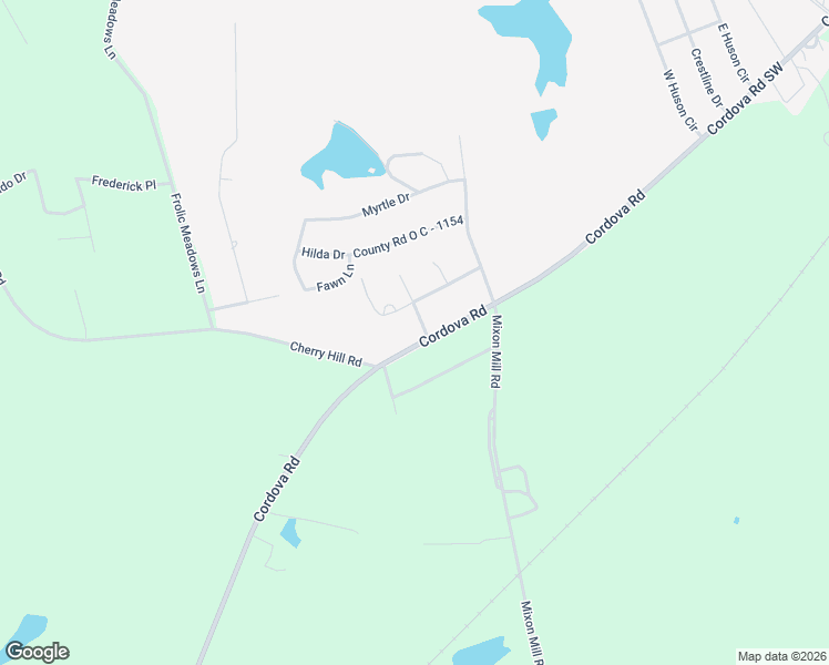 map of restaurants, bars, coffee shops, grocery stores, and more near 2650 Cordova Road in Orangeburg