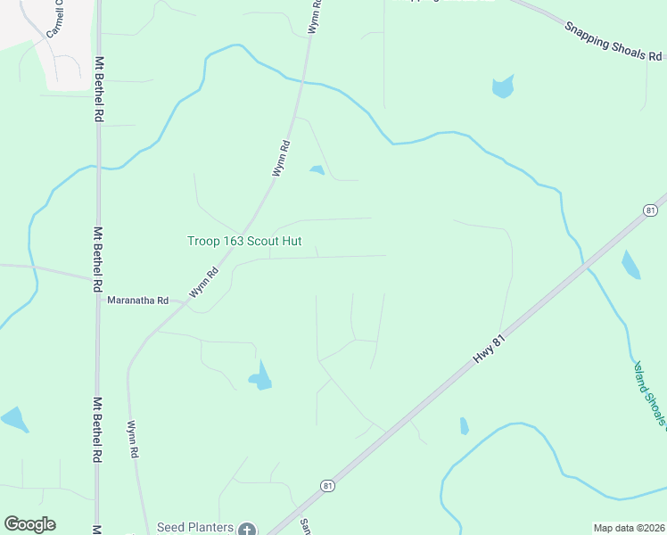 map of restaurants, bars, coffee shops, grocery stores, and more near 166 Nobility Lane in McDonough
