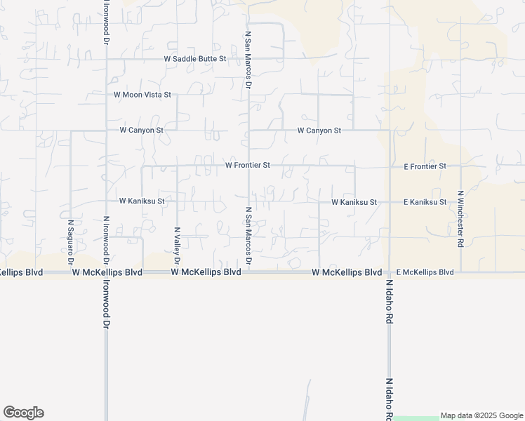 map of restaurants, bars, coffee shops, grocery stores, and more near 735 West Kaniksu Street in Apache Junction