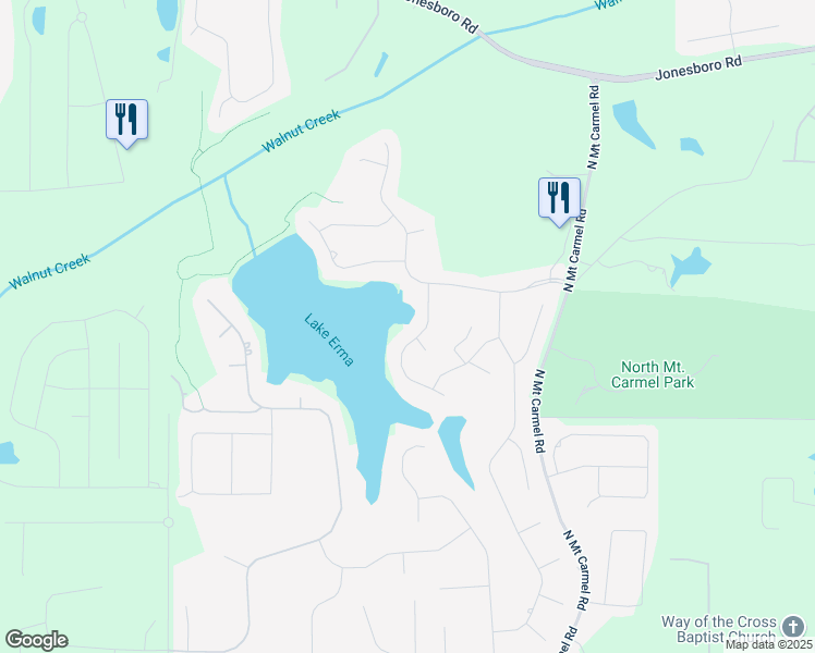 map of restaurants, bars, coffee shops, grocery stores, and more near 728 Peninsula Overlook in Hampton