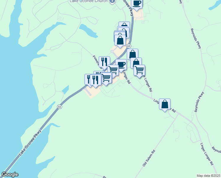 map of restaurants, bars, coffee shops, grocery stores, and more near 1108 Market Street in Greensboro