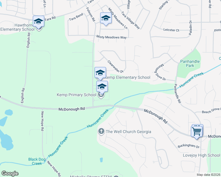 map of restaurants, bars, coffee shops, grocery stores, and more near 10990 Folsom Road in Hampton